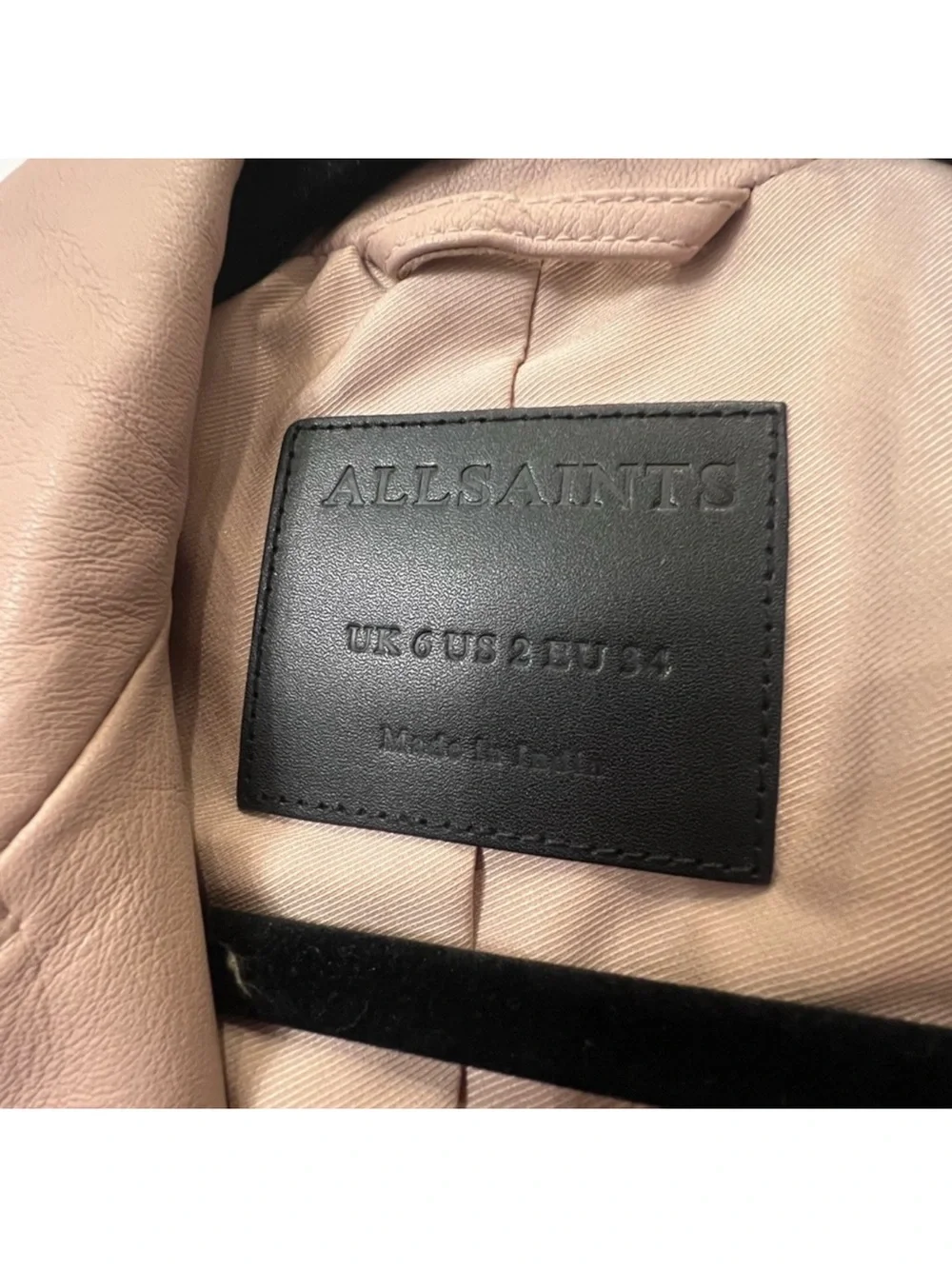 All Saints allsaints leather